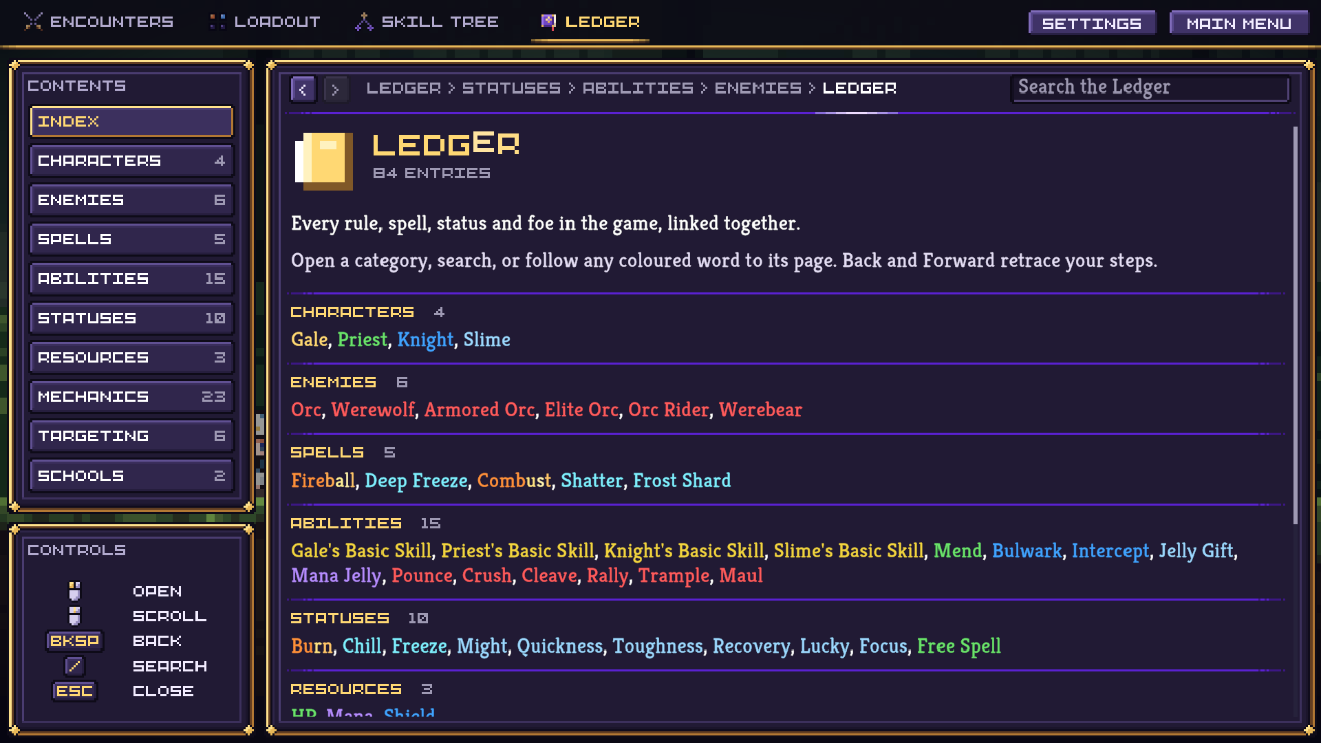 The Ledger index