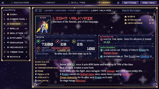 The Ledger: the Light Valkyrie