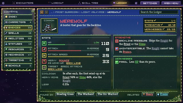 The Ledger: the Werewolf