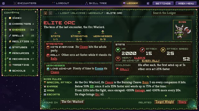 The Ledger: the Orc Warlord