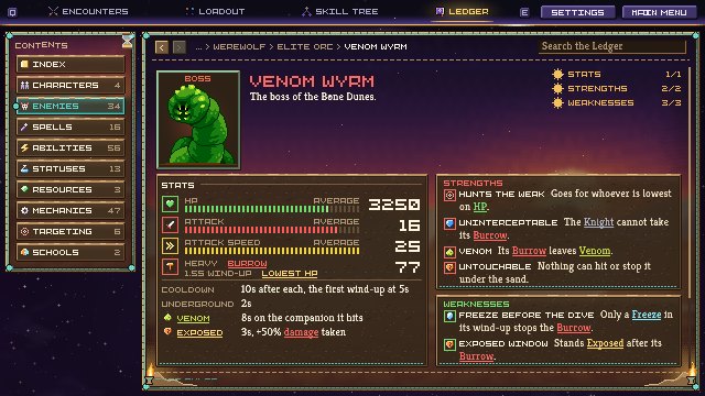 The Ledger: the Venom Wyrm